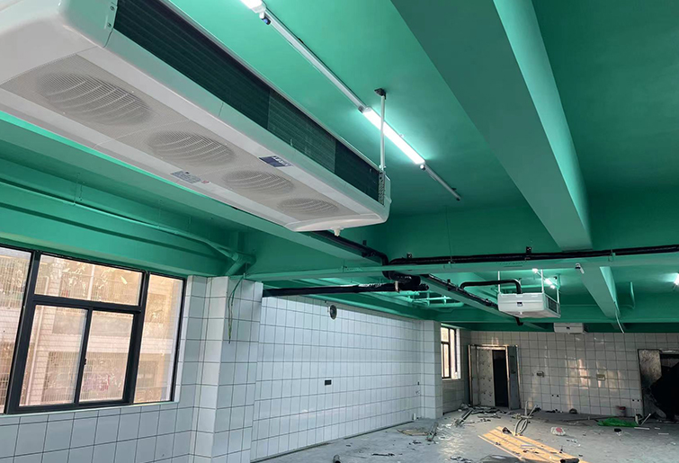 美國(guó)西克冷風(fēng)機(jī)車(chē)間空調(diào)